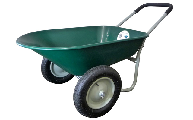 3. Marathon dual wheel residential yard rover wheelbarrow and yard cart. - Best 2 Wheel Wheelbarrow