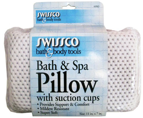 12.Swissco Bath and Spa Pillow with Suction Cups - Most Popular Bath Pillows