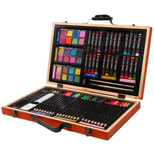 4. Darice 80-Piece Deluxe Art Set - Best Artists Drawing Sets