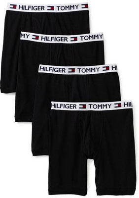 3. Tommy Hilfiger Men's Four-Pack Boxer Brief