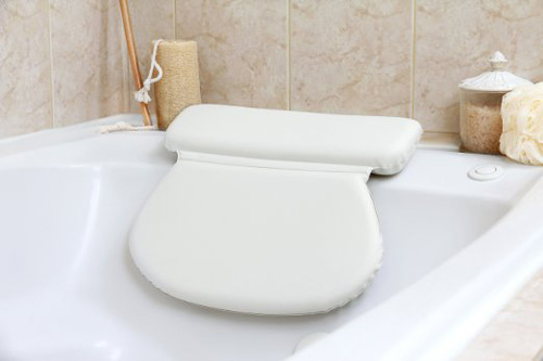 2.#1 Top Rated Luxury Spa Bath Pillow Large-Strongest Suction Cups - Most Popular Bath Pillows