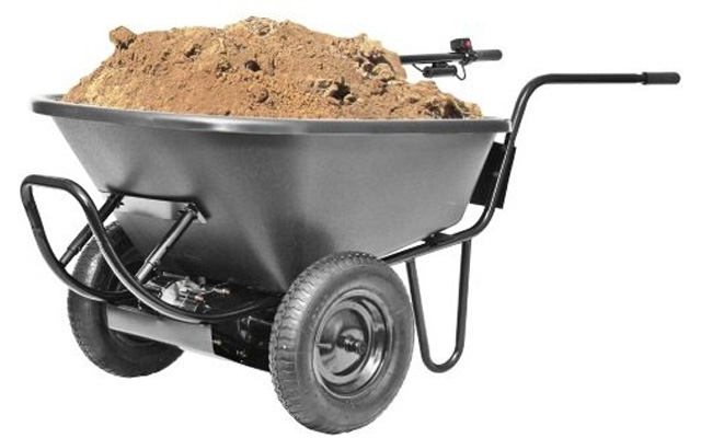 8. PAW electric battery power wheelbarrow. - Best 2 Wheel Wheelbarrow