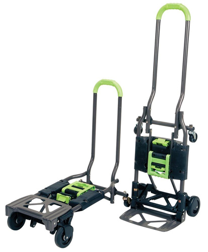 #2. Cosco Shifter Multi-Position Heavy Duty Folding Hand Truck and Dolly