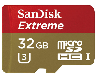 6. SanDisk Extreme UHS-I/U3 Micro SDHC Memory Card - Best Smartphone Memory Cards