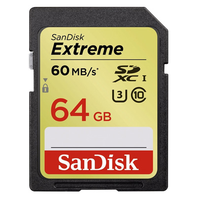 2. SanDisk Extreme UHS-I/U3 SDXC Memory Card - Best Smartphone Memory Cards