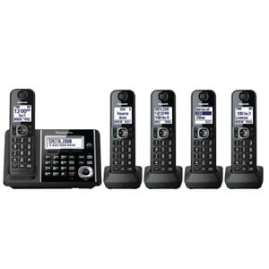 9 Panasonic Expandable KX-TGF345B Cordless Phone - Best Cordless Phone