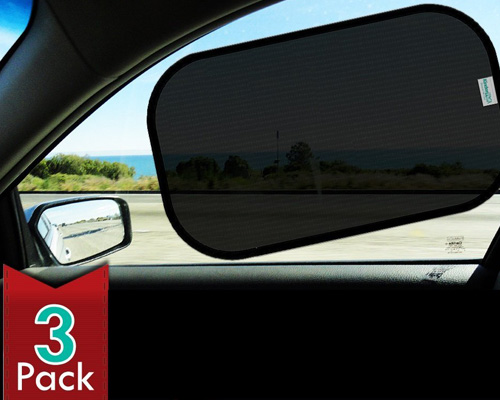 2. Kinder Fluff Car sun shade- shields your eyes from the UV rays
