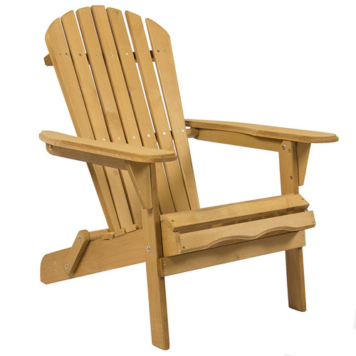 3. The Best Choice Products SKY2253 Adirondack Wood Chair - Best Adirondack Chairs
