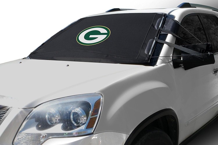 FrostGuard NFL Premium Winter Windshield Cover for Ice, Frost, and Snow
