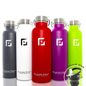 7. Glacier Point Insulated Stainless Steel Vacuum Water Bottle