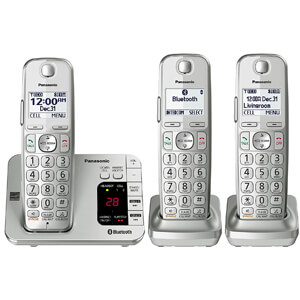 7 Panasonic KX-TGE463S Link2Cell Bluetooth Cordless Phone - Best Cordless Phone