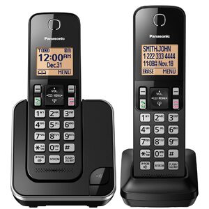 1 Panasonic KX-TGC352B Expandable Cordless Phone - Best Cordless Phone