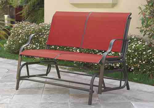 9. Outdoor Patio Yard Glider Loveseat - Best Patio Loveseats