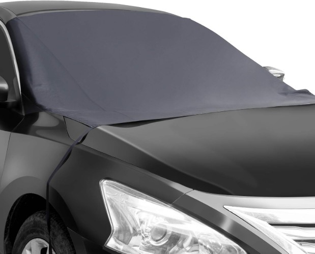 Shynerk Magnetic Edges Car Snow Cover - Best Windshield Ice and Snow Covers