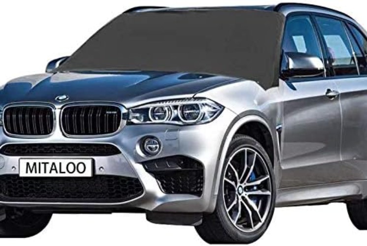 MITALOO Magnetic Windshield Snow Frost Ice Cover - Best Windshield Ice and Snow Covers