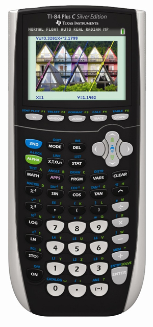Texas-Instruments-TI-84-Plus-C-Silver-Edition-Graphing-Calculator-black - Best Graphing Office Calculators